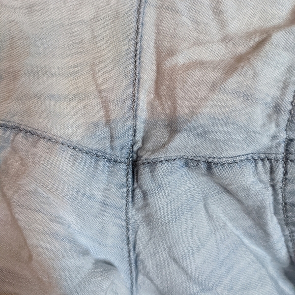 GAP PAPER BAG Shorts 🌞 Lightweight Denim BAGGY Shorts | Size M EUC - Picture 8 of 11